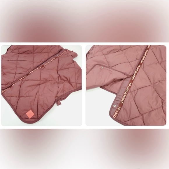 🎉HP🎉 Free People Movement Chill Out Packable Puffer Poncho Scarf Vest NWOT - Picture 6 of 7